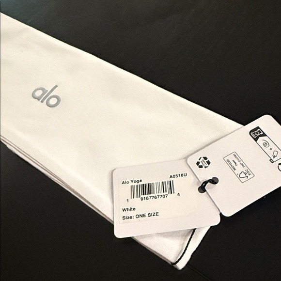 Alo Performance Conquer Headband White NWT - Picture 3 of 3